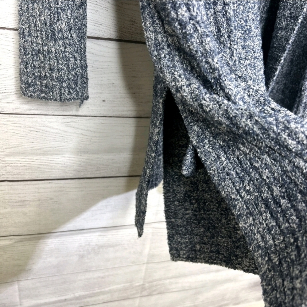 Barefoot Dreams CozyChic Lite Montecito Cardigan - 1X Blue - Picture 8 of 10